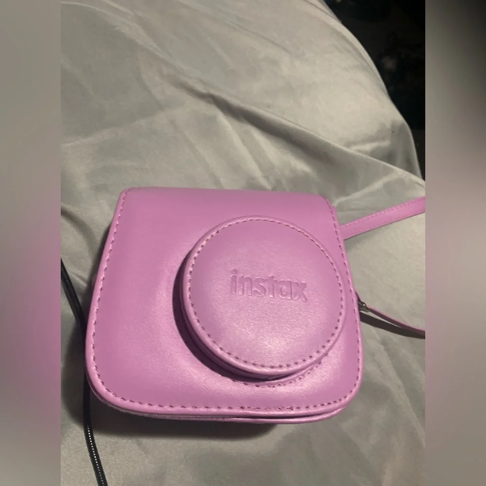Purple Instax mini 7+ case included (film not included)